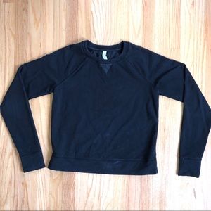 Lululemon pullover sweatshirt - Black - size 8